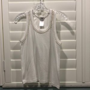Chloe white tank top